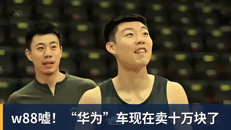 w88嘘！“华为”车现在卖十万块了